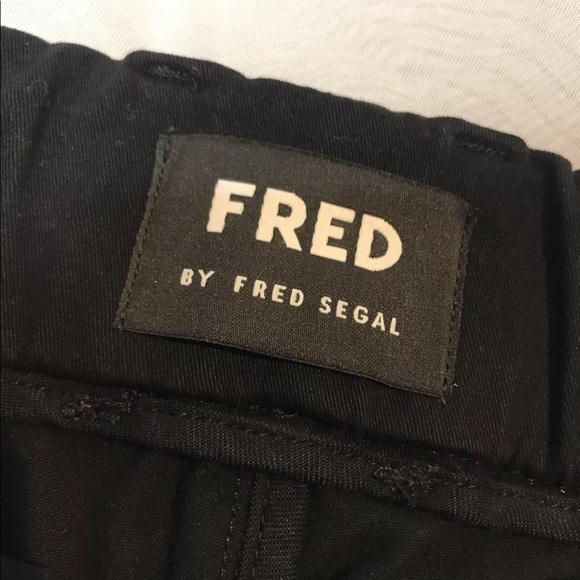 NWT FRED by FRED SEGAL Black Cropped Pants Size 26 - Picture 3 of 8